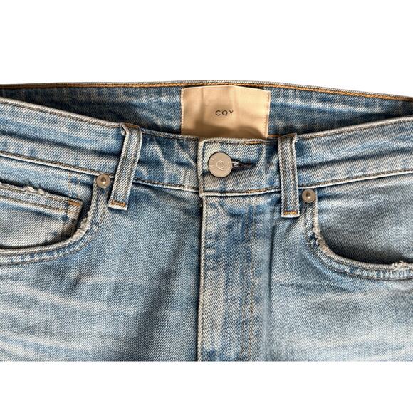 CQY Slim Fit Jeans in Medium Blue Size 26 - Picture 3 of 6